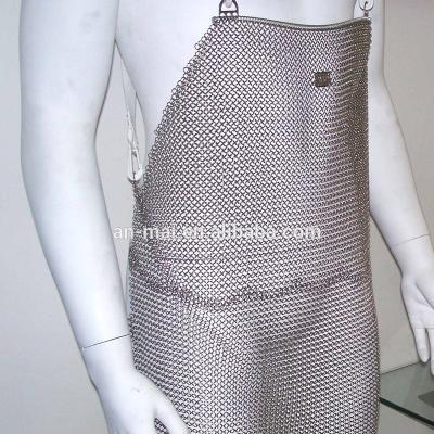 China Anti-cut Butchers Cut Heavy Duty Chainmail Stainless Steel Mesh Apron for sale