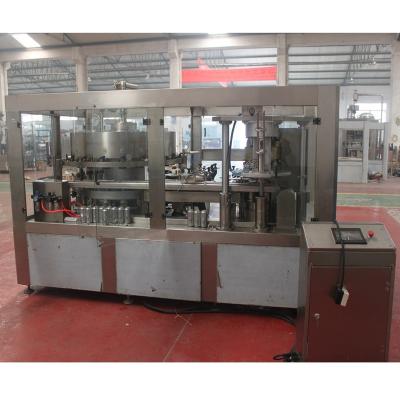 China Automatic Aluminum Beverage Can Carbonated Beverage Beverage Juice Filling Capping Machine 2-in-1 Mono-Block for sale