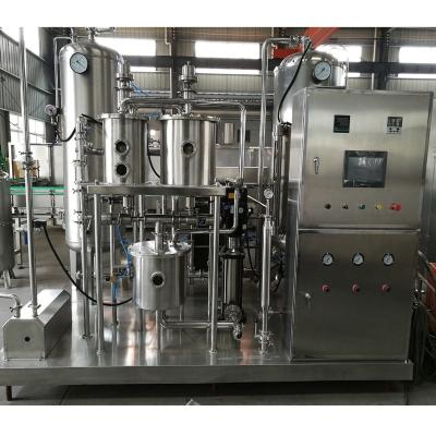 China food & Beverage plant automatic high CO2 content level carbonated drink/mixing carbonation mixer Carbonator beverage machine for sale