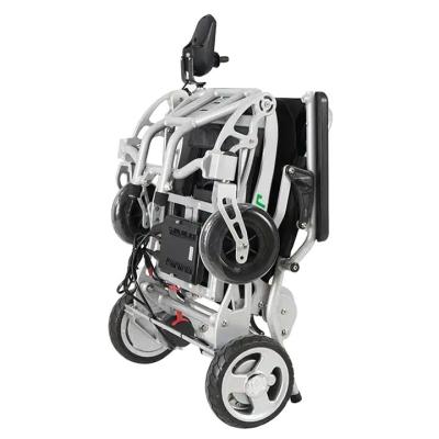 China Light Weight / folding portable D20 Electric Indoor and Outdoor Travel aluminum Alloy Wheelchair for sale