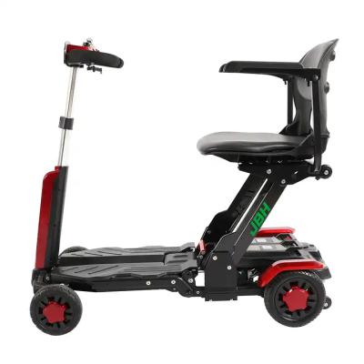 China Light Weight / folding portable FDB02B Fast automatic folding electric wheelchair mobility scooter for old disabled man for sale