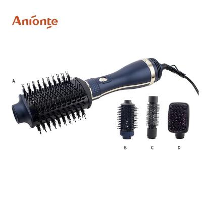 China Other One Step Hair Dryer Brush Golden Hot Air Styling Brush , Hair Dryer Brush for sale