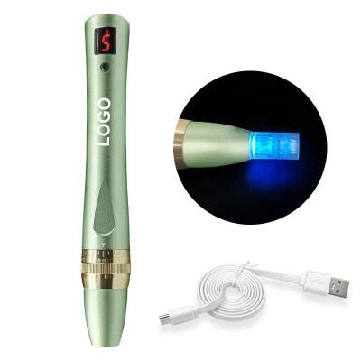 China Anti-Puffiness 7 Color Led Microneedling Cordless Electric Dermapen Aguja Microneedle Cartuchos Professional Needles Dermapen for sale