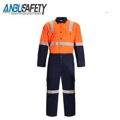 China Comfortable Fire Resistant Personal Protective Equipment Work Flame Retardant Coverall for sale