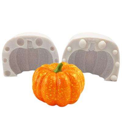 China Amazon Best Seller Sustainable Kitchen Baking Tools Halloween Decoration Sabonetes Pumpkin Silicone Cake Mold Mold for sale