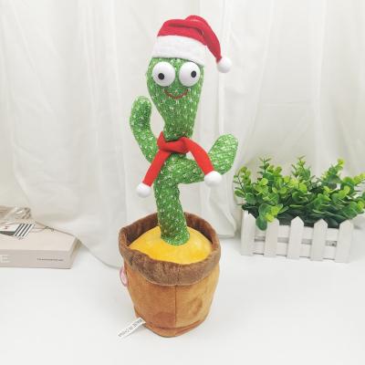 China High Quality Talking Multifunctional Factory Stuffed Plush Funny Singing Plastic Talking Sing Dancing Toy Cactus Baby Toys for sale