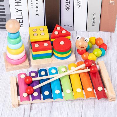 China 100% Eco-friendly Magnetic Building Block Instruments Kindergarten Tracks Hot Selling Creative Fiddly Person Packs Sensory Education Educational Toy Set for sale