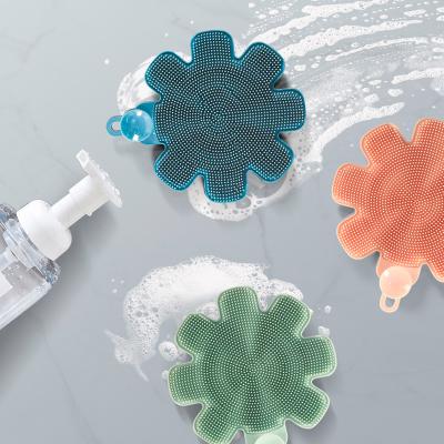 China Good Quality Sustainable Convenient Silicone Dishwashing Brush, Hot Selling Home Silicone Dishwashing Brush for sale