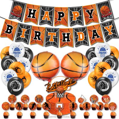 China Party Festival Supplies Interesting Balloons Kobe Bryant Foil Balloon Party Decor Nba Basketball Sports Birthday Theme Party Decorations Basketball for sale