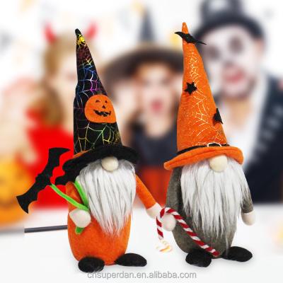 China Child Toy Doll Party Supplies Walking Stick Rudolph Faceless Doll With Bat Gnome Terror Halloween Superstar Party Festival Supplies New for sale