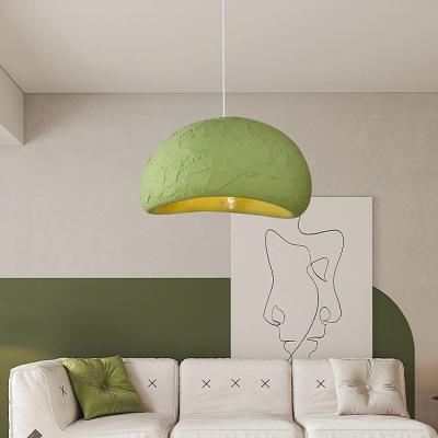 China New Modern Modern Pendant Lights Kitchen Living Room Cream Dome Hanging Lighting Minimalist Pendant Lamp For Dining Room for sale