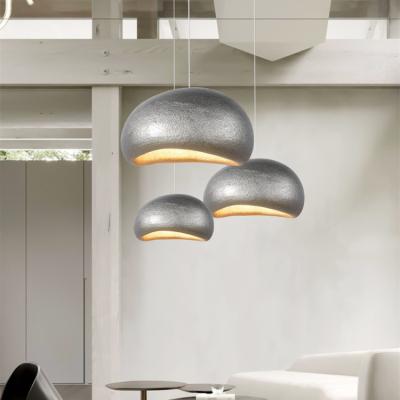 China Modern Nordic Ceiling Light Kitchen Pendant Lighting Silver Dome Khmara Shade Hanging Lamp For Dining Room for sale