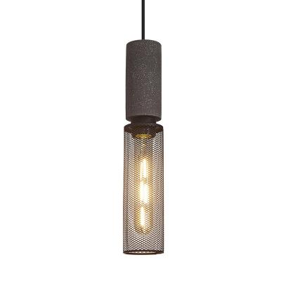 China Nordic simple personality energy-saving main creative bedside bar cement chandelier restaurant environmental protection pendant light industrial hanging lamps retro for sale