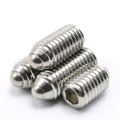 China ALLOY stainless steel spring plunger with m3 m8 hex plug short loaded pin ball plungers for sale