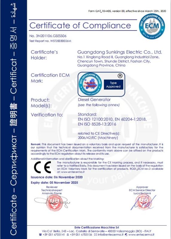 CE - Guangdong Sunkings Electric Co., Ltd.