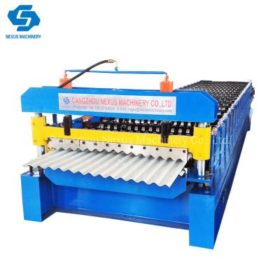 China                  Metal Roofing Machine Roof Roofing Machine High Quality Aluminium Corrugated Metal Glazed Tile Machine              for sale