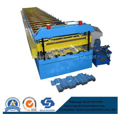 China                  Metal Floor Decking Roll Former /Steel Decking Floor Sheets Machines /Decking Sheets Machine for Construction Roll Forming Machine              for sale