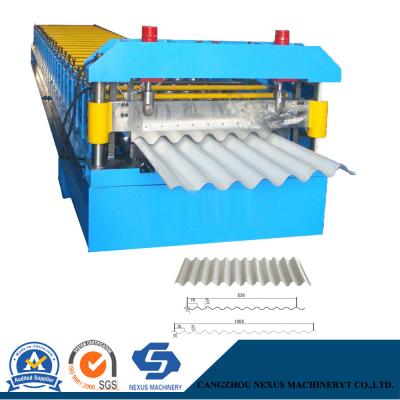 China                  1064 Half Round Water Wave Corrugated Roof Panel Roll Forming Machine              for sale