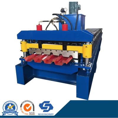 China                  Constructon Material Galvanized Steel Metal Roof Tile Iron Sheet Roll Forming Machine Equipment Line Price              for sale