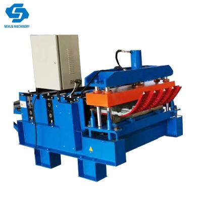 China                  Ibr Crimp Roofing Sheet Bullnosing Machine Cranking Machinery              for sale