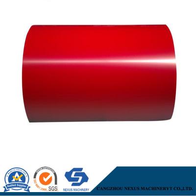 China                  Red Color Prepainted Galvanized Steel Coils for Roofing Sheet PPGI              for sale