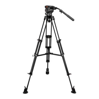 China E-IMAGE EI720A Video Camera Professional 75mm Aluminum Liquid Camera Tripod Kit For Dslr Studio Video for sale