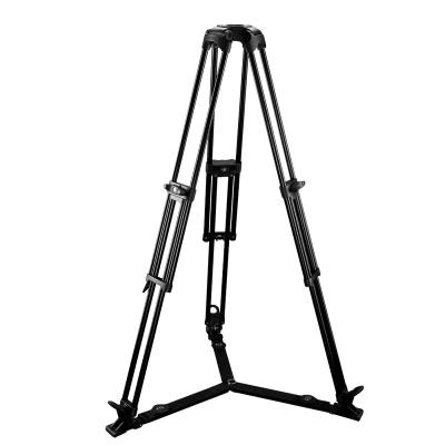 China Video Camera E-IMAGE GA102 Two Stage Aluminum Video Tripod 100mm With Ground Spreader for sale