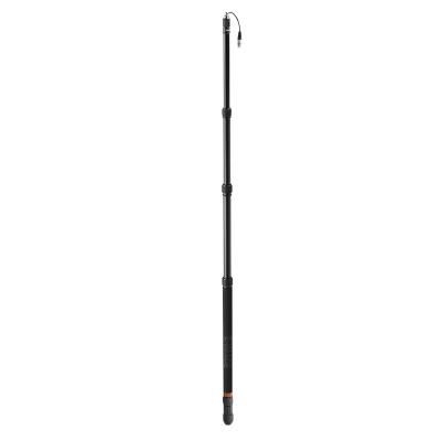 China E-IMAGE Aluminum BA09P 2.6 Meter Newly Polished Aluminum Telescoping Microphone Boom With Integrated XLR Cable for sale