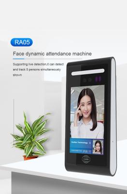 China RA05 TCP/IP Biometric Attendance System Facial Recognition Device And Fingerprint Scanner Support Wifi for sale