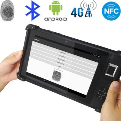 China FP08 Biometric fingerprint device with GPRS WIFI Bluetooth RFID NFC on Android 7.0 for sale