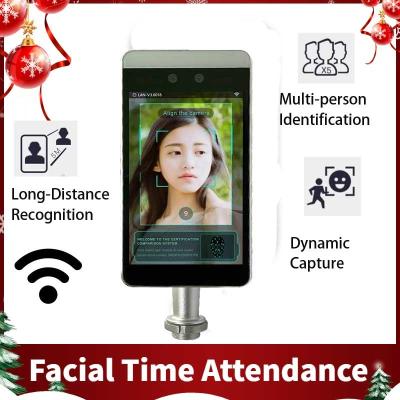 Chine RA08 New China Arrival 8 INCH Android IP64 Dual Camera Facial Recognition Access Control For Turnstile System à vendre