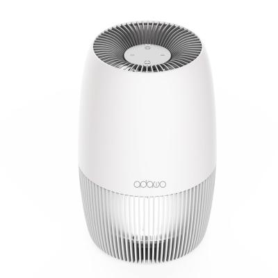 China Cylindrical Desktop Table Top H13 HEPA Remove Smoke Pollen Air Purifier Portable For Home Mini en venta