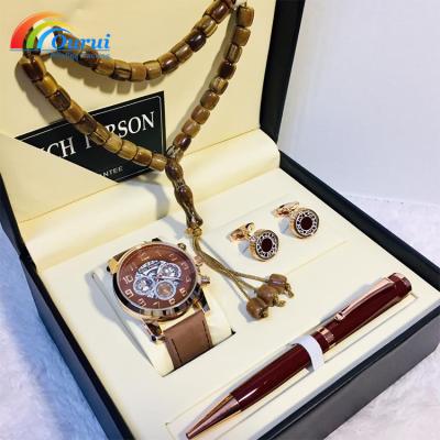 China Customizable Watch Storage Display Packaging Fanshion Luxury Watch Box With Kit for sale