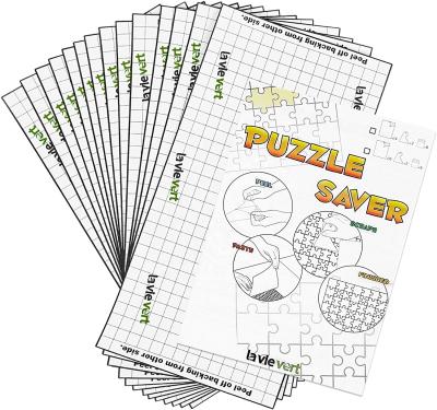 China 14 waterproof sheets no effort, no mess puzzle saver sticker. puzzle glue sheets for sale