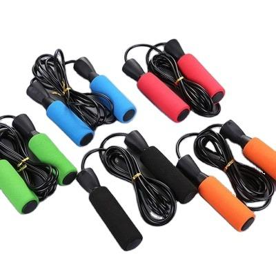 China Manufacturer New Durable Adjustable Length Grip Jump Rope Training Rope Customized Logo for sale