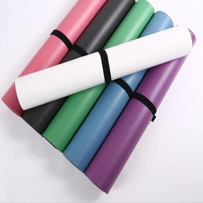 China High Quality Yoga Pilate Exercise Mat Customized Color Logo Design Mat Multicolor Optional Eco-Friendly Yoga Mat for sale