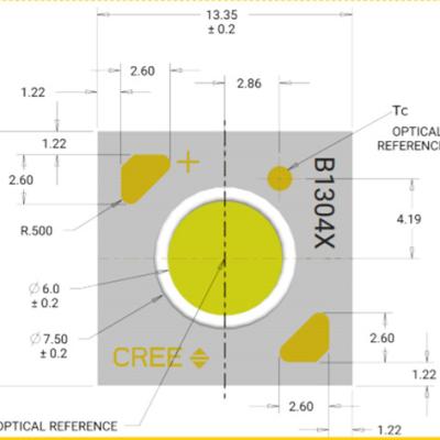 China 100% Original Ceramic SMD High Power CXB1304-0000-000C0HB435G White COB LED 3500K Crees COB LED for sale