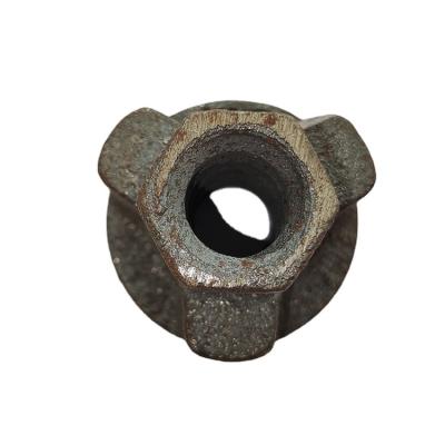 China Modern Zinc Formwork Water Stop Link Rod Wing Nut In Construction Office Building Graphic Design D17 D45mm280G for sale