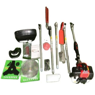 China 2-Stroke 43cc / 52cc Multifunction 5 in 1 Gasoline Brush Cutter / Pole Saw / Hedge Trimmer for sale