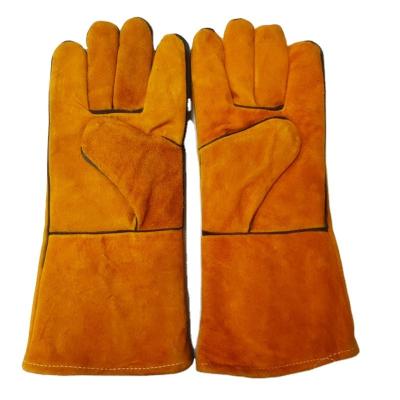 China Durable Heat Insulation Leather Weldingr Safety Gloves for sale