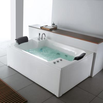 China Jakcuzi Freestanding Bathtubs Skirt (Left Skirt) Top Row Double Side Massage Bathtub Jetted Indoor Baby Spa Bathtubs Free Standing Bathtub Whirlpool for sale