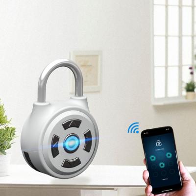 China Smart Cabinet Luggage Warehouse Password Padlock Quickly Open Zinc Alloy Metal USB Keyless Charging Padlock for sale