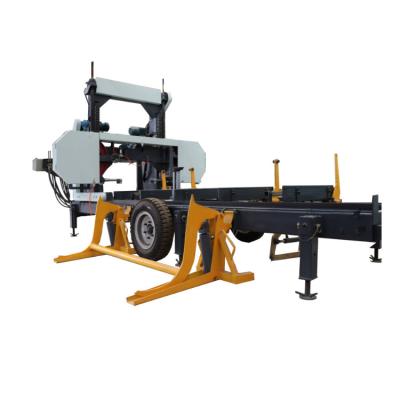 China Horizontal Portable Sawmill Band Saw Machine Wood Power Saw Machine Wood Cutting for sale