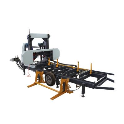 China Horizontal Band Saw Diesel Engine Portable Portable Sawmill Diesel Band Saw Original Price for sale