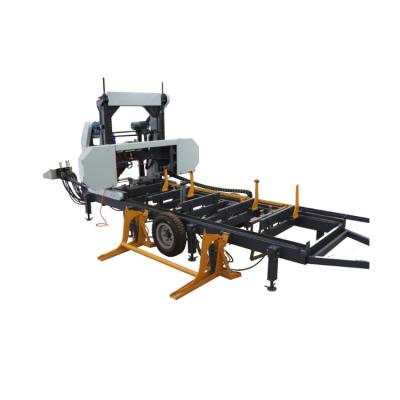 China Horizontal Sawmill Diesel Portable Wood Cutting Horizontal Band Saw Diesel for sale