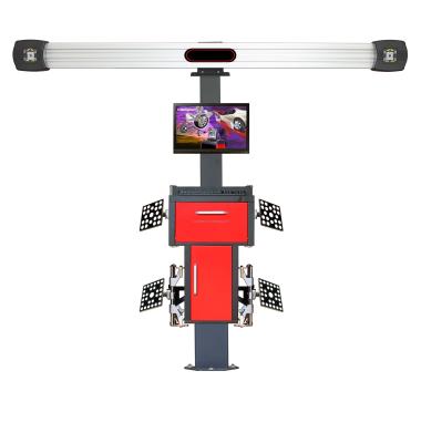 China Simple Auto Tracking Screen Wheel Alignment Machine , 3d Tire Alignment Machine for sale