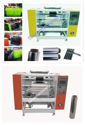 China Aluminum Foil Semi automatic rewinding machine for sale