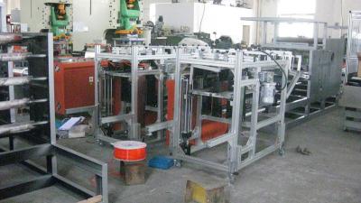 China Full Automatic Box Wrapping Machines with Automatic Box feeding , open and glue for sale