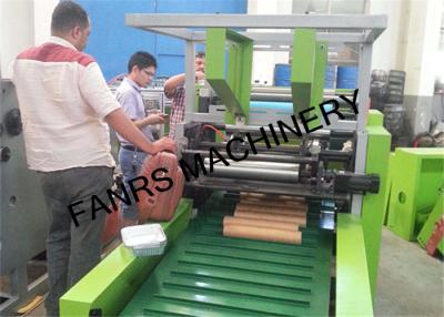 China Automatic Aluminum Foil Rewinding Machine With German Siemens PLC for sale