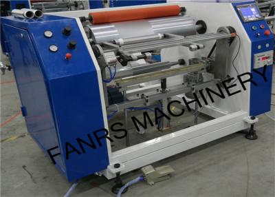 China Semi-automatic Aluminum Foil Roll Rewinding Machine For Small Foil Roll Kitchen Use Food Packaging for sale